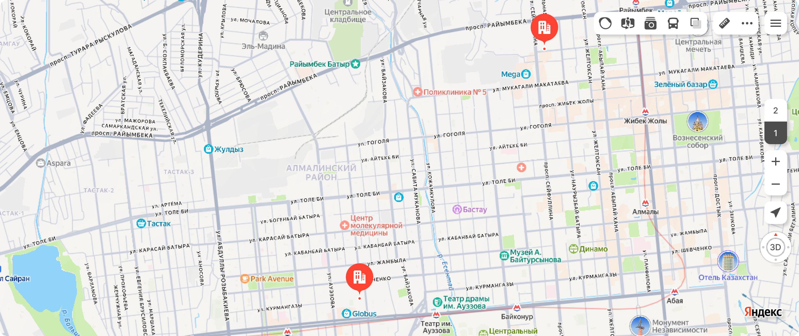 Карта адресов PMU LAB